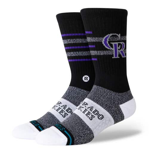 Colorado Rockies Closer COL Stance MLB Baseball Crew Socks Large Men's 9-13