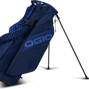NEW 2024 Ogio Fuse 4 Navy Sport Double Strap Stand/Carry Golf Bag