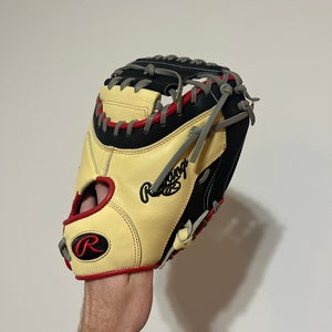 Rawlings heart of the hide 33” contour catchers mitt baseball glove