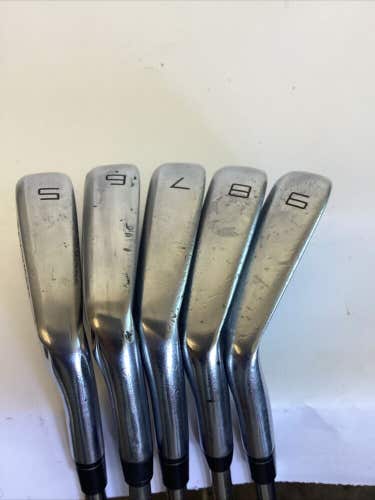 TaylorMade P-770 Forged Iron Set 5-6-7-8-9 Project X 5.5 Regular Steel Shafts