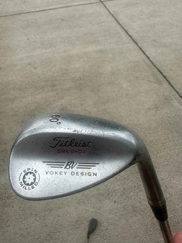 Used Titleist Right Handed 60 Degree Vokey spin milled Wedge