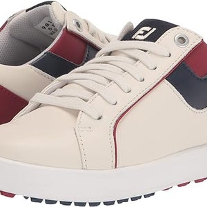 FootJoy: Links Golf Shoes LADIES - Bone/Burgundy Pick Size