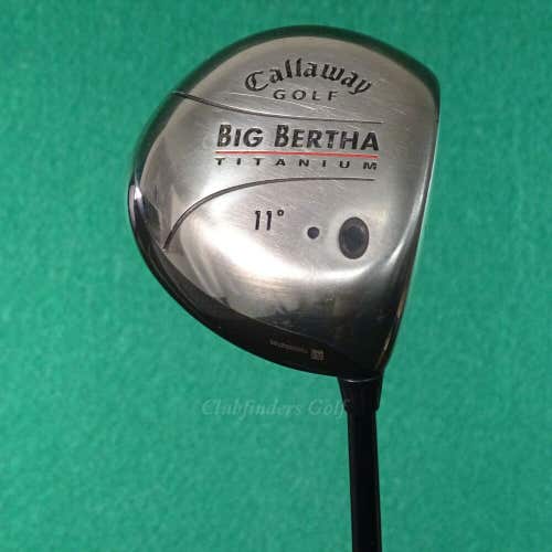 Callaway Big Bertha Titanium 11° Driver Factory RCH 65w Graphite Regular w/ HC