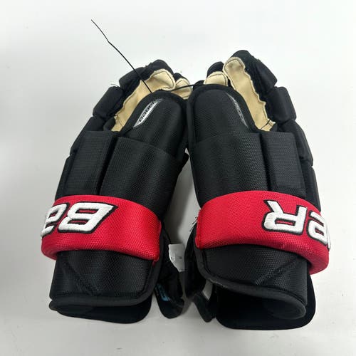 New Black and Red Bauer Nexus Pro Team Gloves | 15" | C489