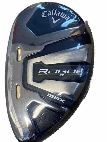 Callaway Rogue ST Max 3 Hybrid 18* HEAD ONLY Left-Handed Component In Wrapper HC