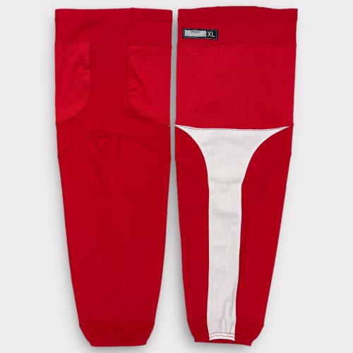 Pro Stock New Reebok XL Red with White Stripe Practice Socks