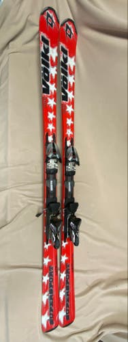 Used Volkl 175 cm All Mountain supersport Skis With Bindings