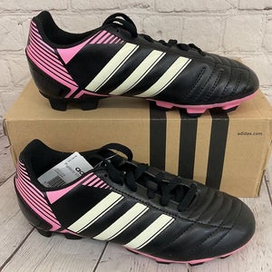 Adidas Q21025 Puntero VIII TRX FG Men's Soccer Cleats Black White Pink US 3