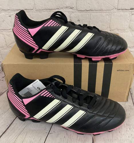 Adidas Q21025 Puntero VIII TRX FG Men's Soccer Cleats Black White Pink US 3