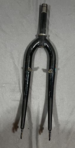 Vintage Nishiki Black 1020 Hi-Ten Steel 26" QR Mtn Bike Fork 135mm 1" Threaded