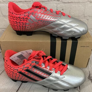Adidas G65066 Neoride TRX FG J Men's Soccer Cleats Silver Black Bold Pop US 3