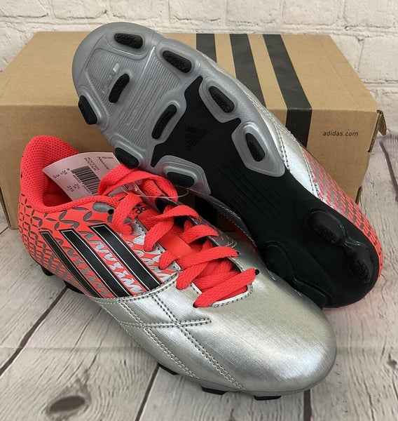 Adidas G65066 Neoride TRX FG J Men's Soccer Cleats Silver Black Bold Pop US 3