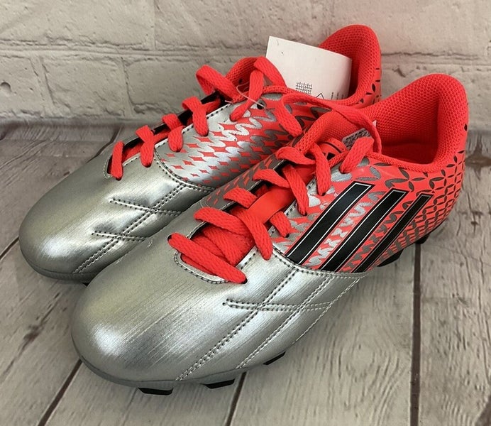 Adidas G65066 Neoride TRX FG J Men's Soccer Cleats Silver Black Bold Pop US 3