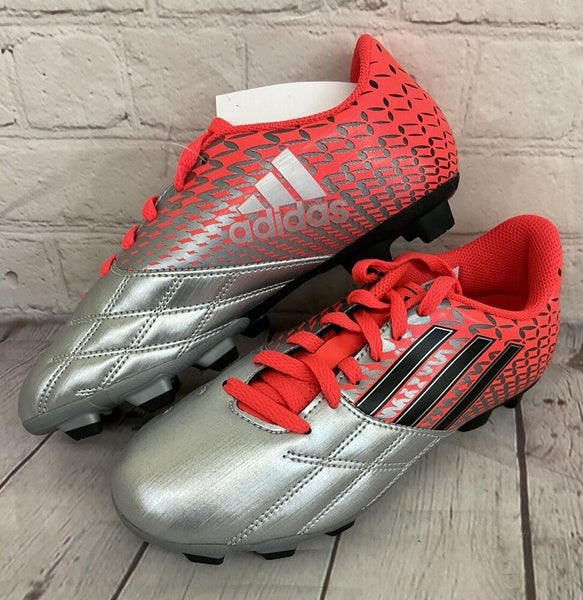 Adidas G65066 Neoride TRX FG J Men's Soccer Cleats Silver Black Bold Pop US 3