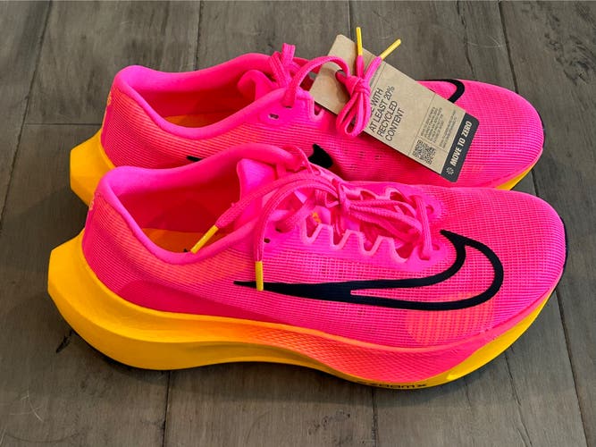 Size 9.5 Men’s Nike Zoom Fly 5 Road Running Shoes Hyper Pink Black
