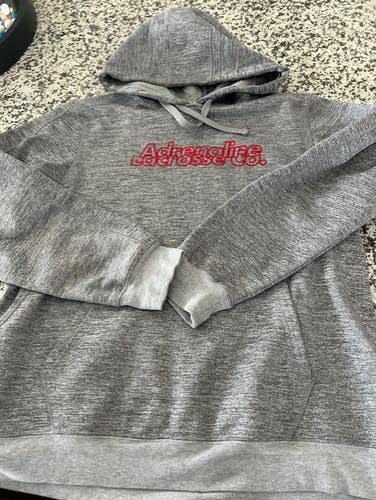 Adrenaline lacrosse mens training hoodie XL grey