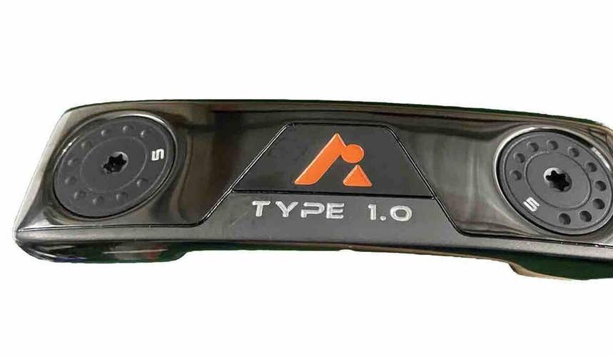 ALTR Golf Type 1.0 Blade Putter Graphite 34.5" Factory Grip W/Headcover RH MINT