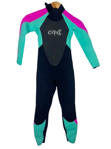 O'Neill Girls Full Wetsuit Kids Childs Size 10 Epic 4/3 - Excellent Condition!