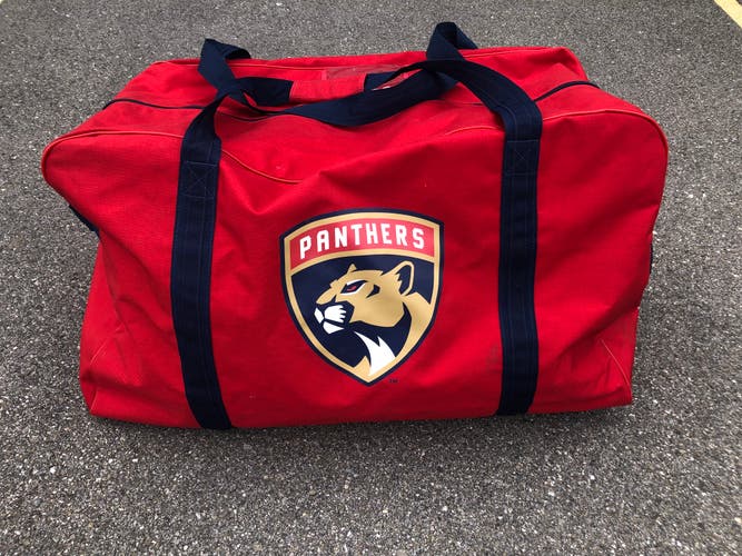 Warrior Florida Panthers NHL Pro Stock Hockey Team Equipment Travel Bag Player