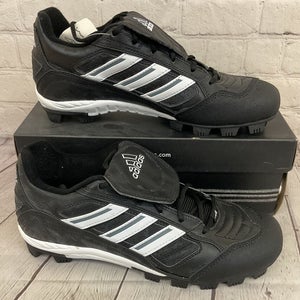 Adidas 011248 Triple Star K Men's Baseball Cleats Black White Lead US Size 6