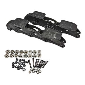 Replacement Parts Only - From Rollerblade Black Inline Skate Frame + Hardware