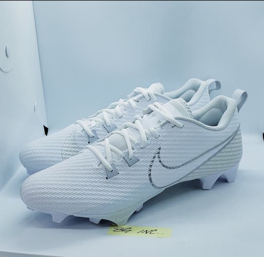 Nike Vapor Edge Speed 360 2 Football Cleats Mens sz 14 White/Silver DA5455-100