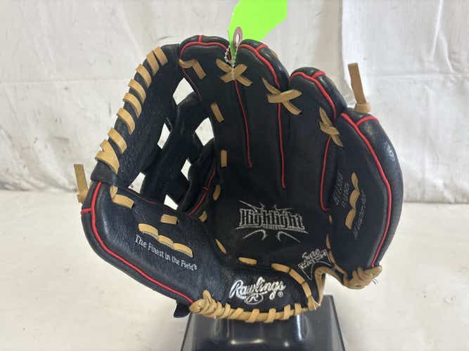 Used Rawlings Highlight H115hb 11 1 2" Leather Shell Junior Baseball Fielders Glove