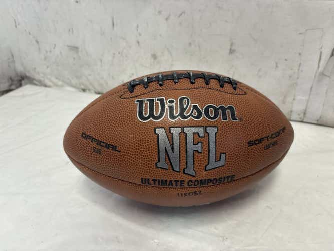 Used Wilson Nfl Ultimate Composite Official Size Football Wtf1845
