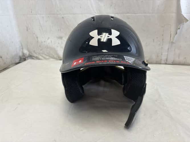 Used Under Armour Converge Uabh2-110 6 1 2 - 7 1 2 Baseball Batting Helmet W Jaw Guard