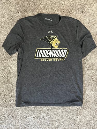 Lindenwood University Roller Hockey Under Armour shirt