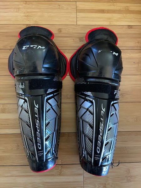 Used Junior CCM 13" JetSpeed FT350 Shin Pads