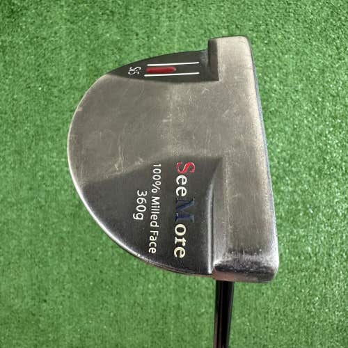 See More Si5 Center Shafted CS 35" Mallet Putter Right Handed Steel