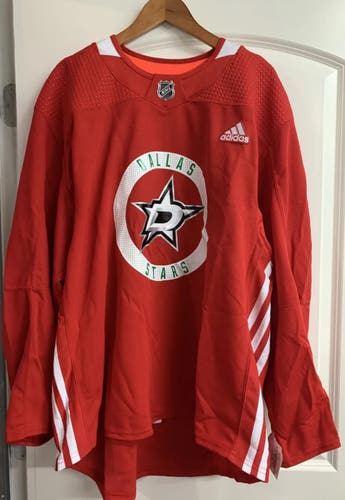 Adidas NHL Dallas Stars Authentic Pro Practice Hockey Jersey J701A Size 58