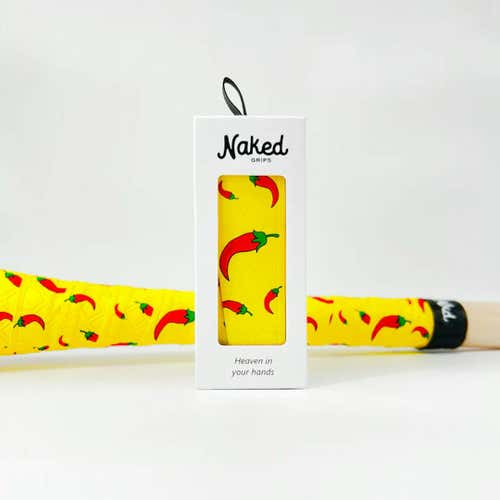 New Naked Grips 1.0mm Bat Grip Hot Pepper