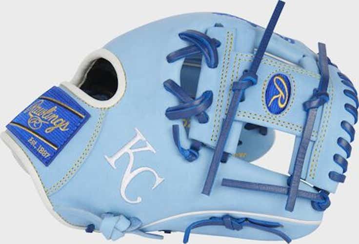 New Rawlings Heart Of The Hide Kansas City Royals Pro204-2kc Fielders Glove Right Hand Throw 11.5"