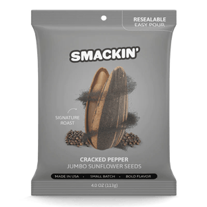 New Smackin' Sunflower Seeds 4oz Cracked Pepper 11506-50M4CRACPEPP