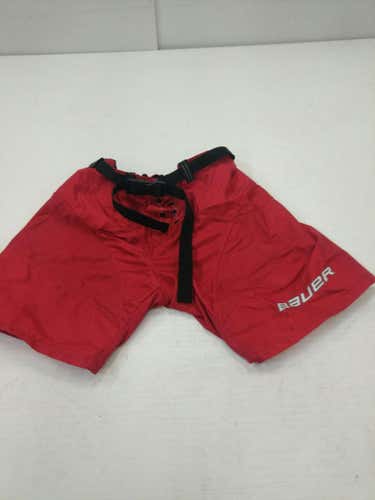 Used Bauer Red Shell Lg Shell Only Hockey Pants