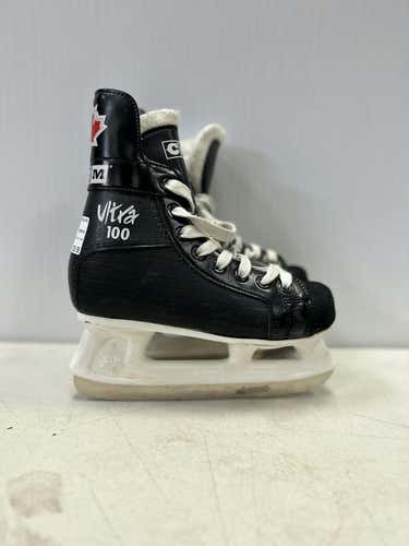 Used Ccm Ultra 100 Junior 02 Ice Hockey Skates