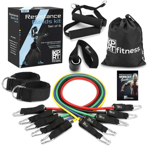 Xprt Fitness Resistance Tube Kit Set Of 5