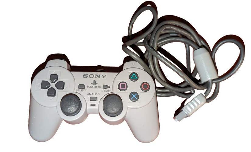 Sony PlayStation PS One White Controller Works
