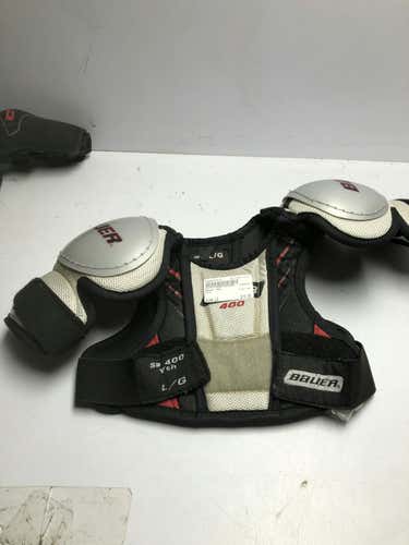 Used Bauer 400 Lg Ice Hockey Shoulder Pads