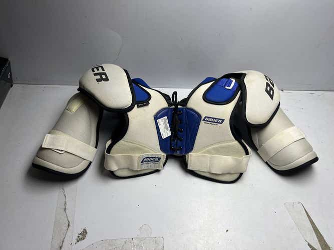 Used Bauer Pro Stock Md Hockey Shoulder Pads