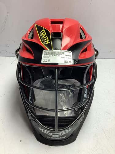 Used Cascade S Youth One Size Lacrosse Helmets