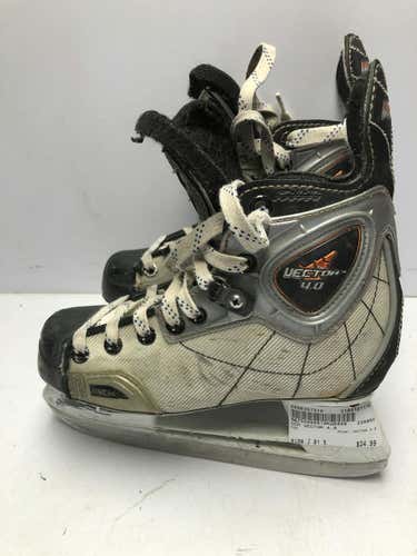 Used Ccm Vector 4.0 Junior 01.5 Ice Skates Ice Hockey Skates