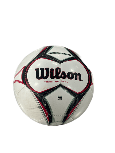 Used Wilson Agressor 3 Soccer Balls
