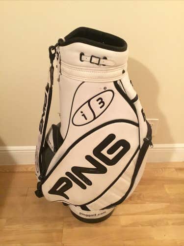 Ping i3 Tist Tec Staff Golf Bag w/6-way Dividers & Rain Cover (No Carry Handle)