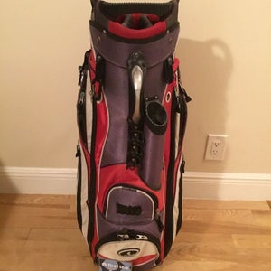 Cleveland Golf Cart Bag with 14-way Dividers & Rain Cover
