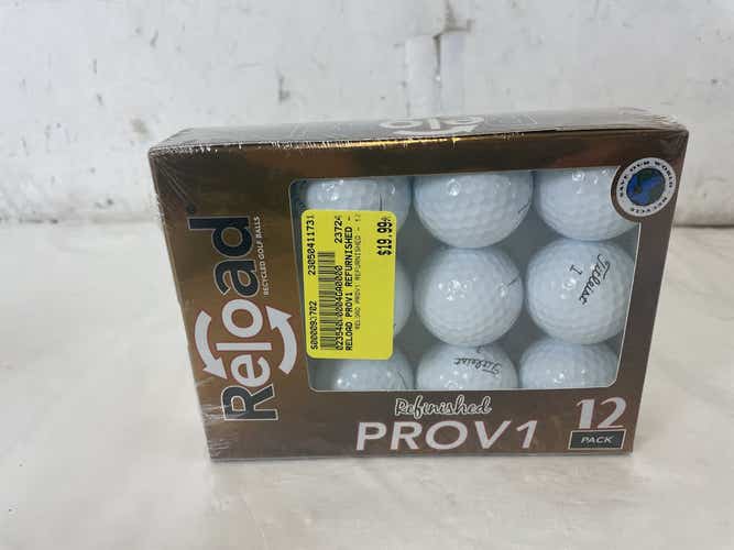 Used Reload Titleist Prov1 Refinished - 12 Golf Balls