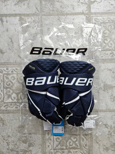 New Bauer Vapor Hyperlite Gloves 14"  - NAVY/WHITE