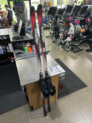 Used Alpina Control Skis W 42 Euro Boots Poles 182 Cm Men's Cross Country Ski Combo